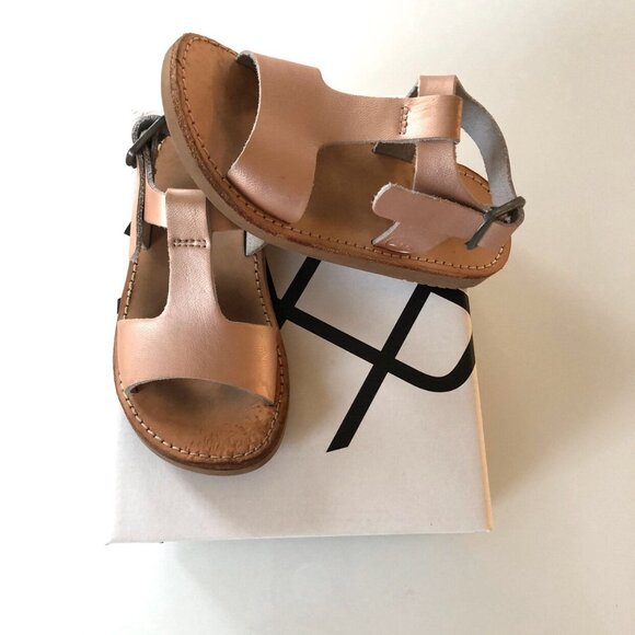 Freshly Picked Malibu Rose-gold Sandals - Picture 1 of 10